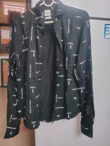Max Solid Black Shirt