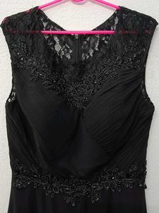 Elegant Black Lace Gown