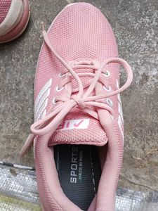 Pink &amp; White Sneakers