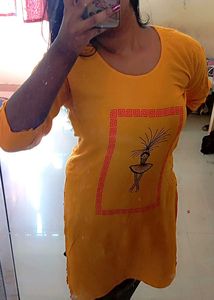 Women's Kurti / Mustard Yellow