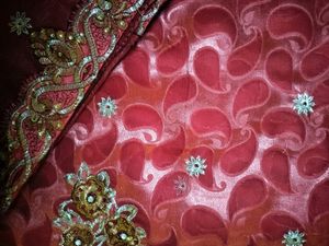 Red Saree