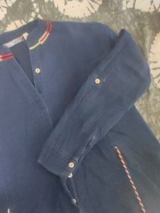 Blue Denim Up down Dress