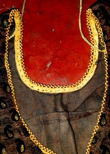 Elegant Brown Paisley Blouse