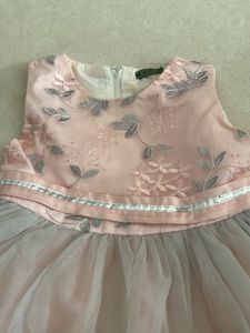 Pink &amp; Grey Girls Dress