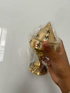 Brass diya stand