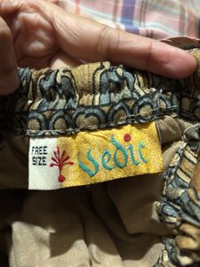 Floral Print Ethnic Skirt