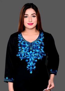 Embroidered Woolen Kurta