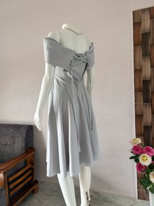 grey midi gown