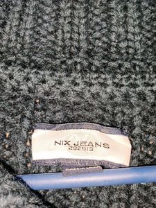 Heavy Winter Cable Knit Cardigan Woolen Sweater