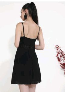 A Cut Of My Whims Black Dress