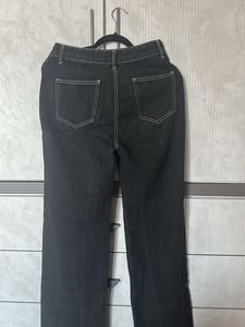 Black Wide Leg Utility Pants