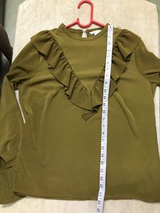 H&amp;M Olive Green Top Bust 36-38