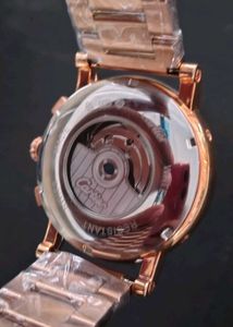 Cartier Rose Gold Arabic Dial Watch