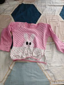 Cute Pink woolen Top