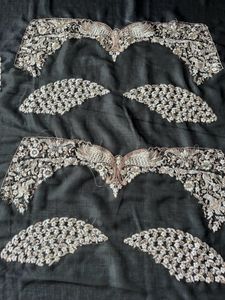 Elegant Black &amp; Gold Lehenga