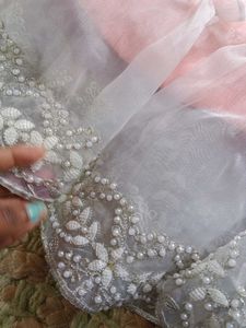 Cute Pink Organza Dress