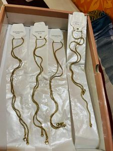 Gold Necklace chain new with tag