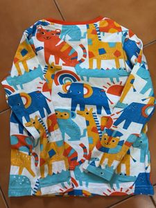 full sleeves animal print boys tshirt