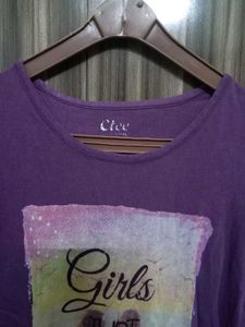 Purple Graphic Tee