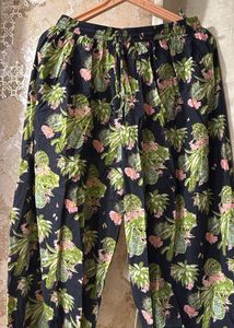 Beachy Floral Palazzo, Waist-34