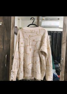 Cute Bear Print Knit Sweater from savana (no tag)