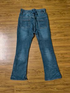 Bow Accent Flare Jeans