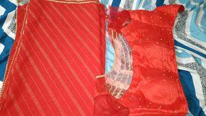 Red Georgette Saree