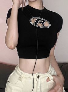 Lulu &amp; Sky Myntra Typography Printed Crop Top