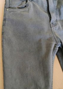 Grey Colour Slim Jeans