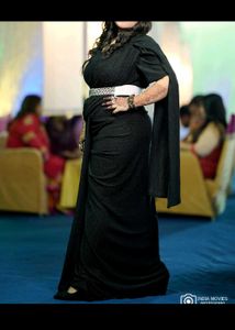Organza Saree&amp;One  Pc