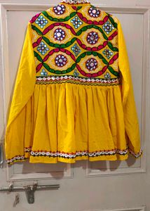 Yellow 🟡 Dhoti With Kurta For Navratri Festival