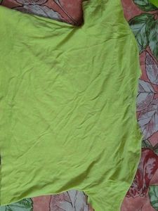 Neon Yellow Graphic Tee - Zudio