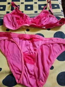 Burgundy Bra &amp; Panty Set
