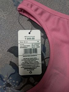 Pink Shein Crop Tank Top