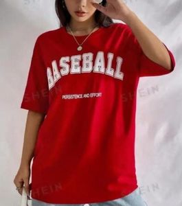 Red Baseball Graphic Tee