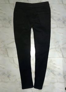New MAX solid Black Jeggings, M