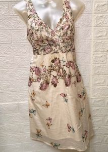 Tops &amp; Dresses For Rs.99 Only/ Floral  White Dress