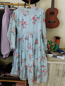 Floral Print Tiered Dress