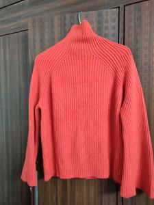 SALE 🛍️ Orange Knit High Neck