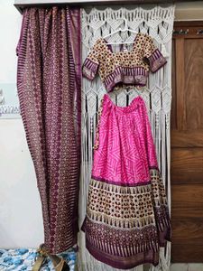 Pink Lehenga Choli