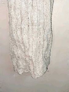 Oversized Cropped Knit Fashion Shrug