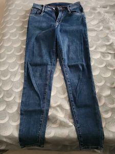 Women's Jeans (Blue & Black)