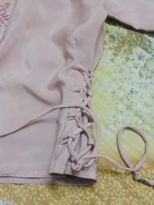 Pink Embellished Blouse