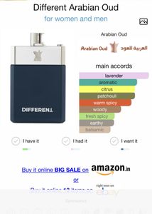 Arabian oud “different”