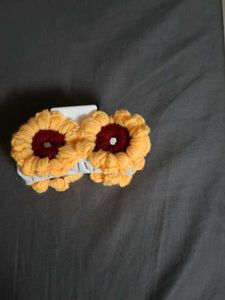 Sunflower Hair Claw Clip