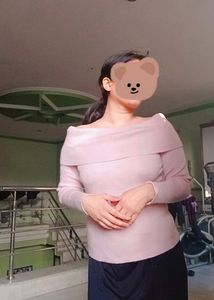 Korean Off Shoulder Sweater