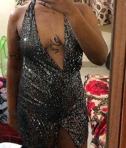 Glitter Y2k Bodycon Dress