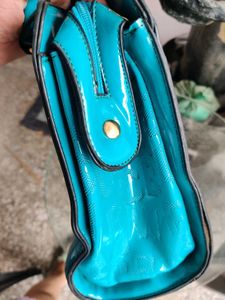 Blue Firozi Side Bag For Women