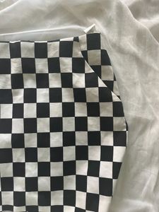 ZARA Checkered Mini Skirt