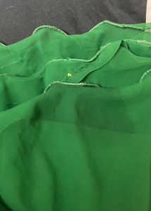 green skirt or lehenga